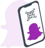 Kod QR untuk Snapchat