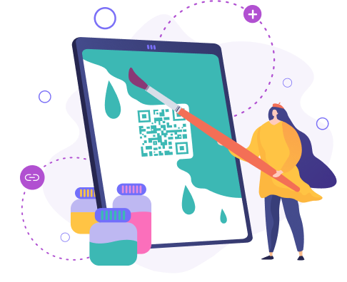 Coloca el código QR