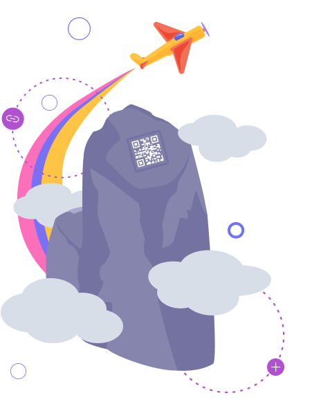 Superficie del código QR