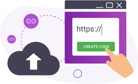 QR-Code für das Ausstellungszentrum