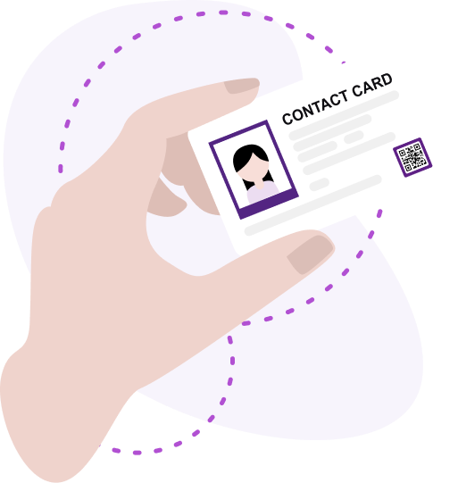 นามบัตร QR