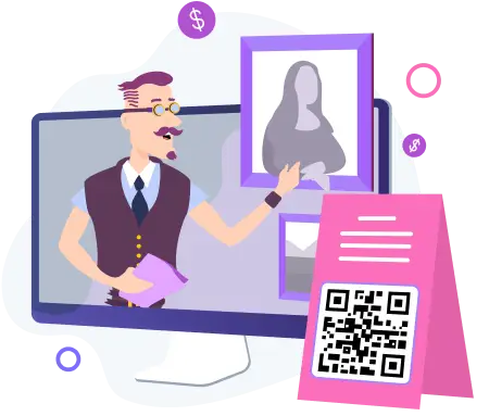 藝術品銷售二維碼