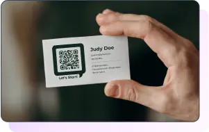 Kod QR Berbentuk Kustom foto star