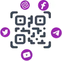 Social Media QR Code Generator photo Generátor QR kódů sociálních sítí